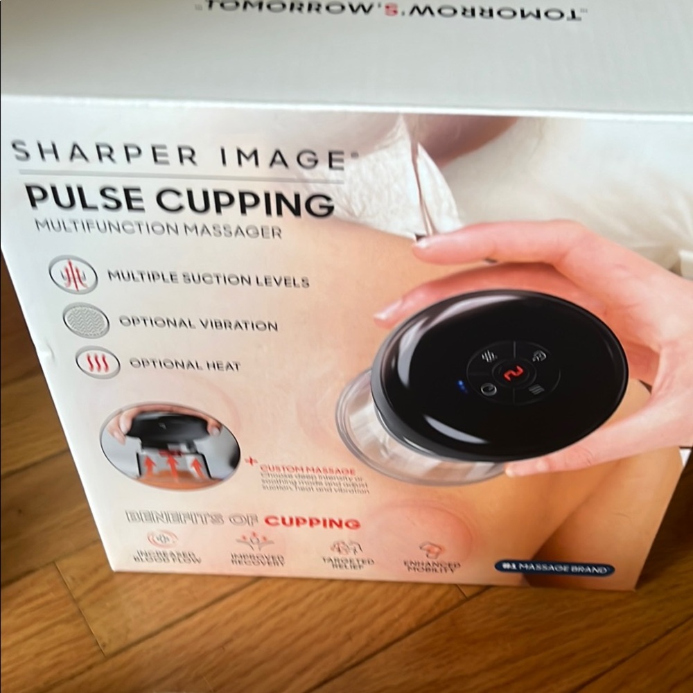 Sharper Image Black Pulse Cupping Device